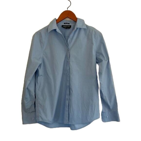 Jones New York Easy Care Cotton Button Up Shirt, Stretch, Capsule Wardrobe, S - Picture 1 of 8